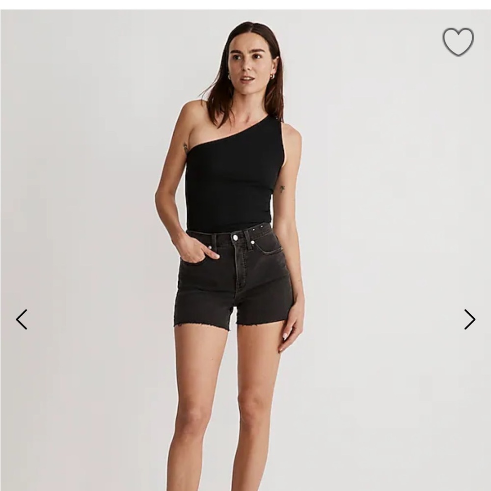 Madewell high rise denim shorts